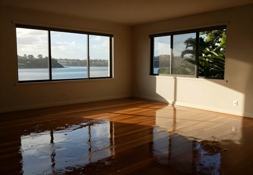 Musty odour in a Homebush garage before treatment
