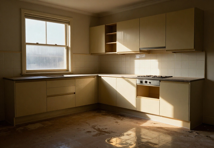 Clean and dry apartment in Homebush after flood restoration